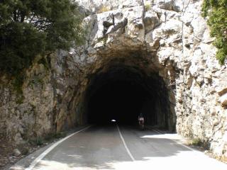 Tunnel at Puig Major summit