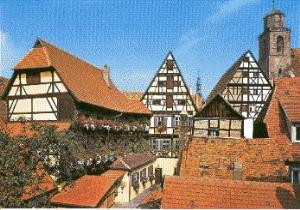 Traditional Half-timbered Houses in Dinkelsbuhl