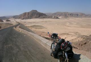the Sinai desert, Egypt