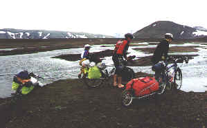 River crossing in Iceland