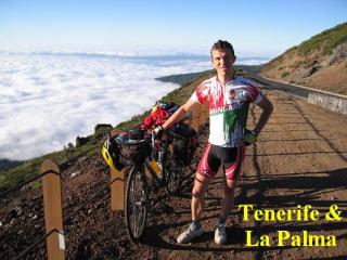 Bicycling above the clouds on Teide (Tenerife)