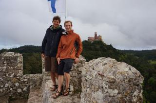 Cycled to the top of a fortress in Sintra, Portugal. 