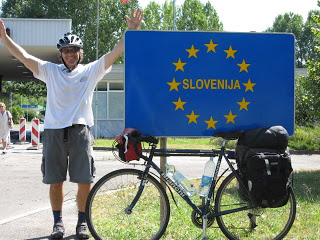 Celebrating Arrival To Slovenia